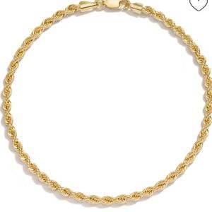 Golden Rope Chain Bracelet